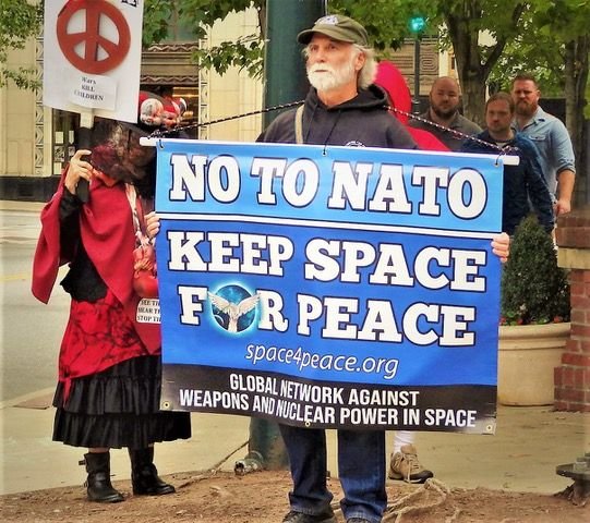 Reports from Keep Space for Peace Week Actions 2019