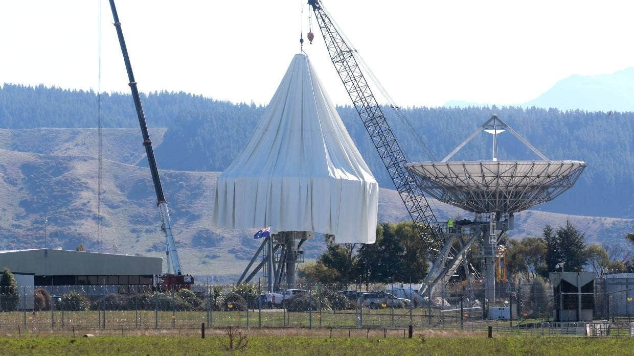 Protesters say spying ‘goes on’ at Waihopai Station