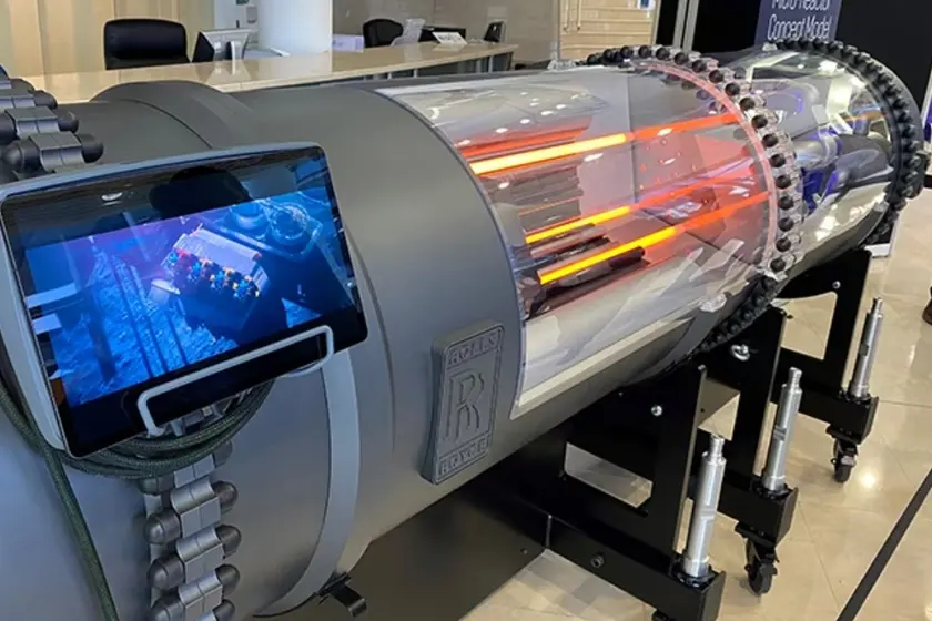 Rolls-Royce unveils mock-up of future Moon reactor